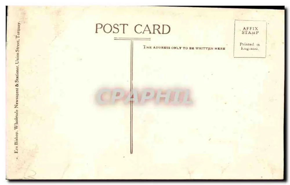 Palm Blossom, Princess Gardens, Torquay — Verlag Ern Bishop, Torquay - Rückseite