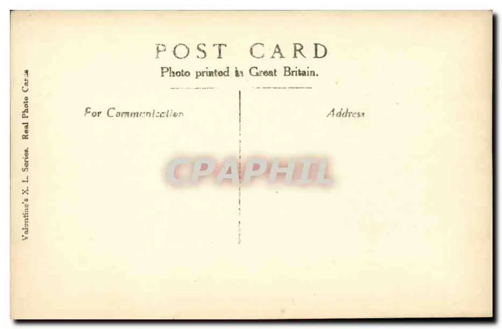 Castello di Aldourie, Loch Ness — vista panoramica — serie Valentine's X.L. n°4599 - Verso