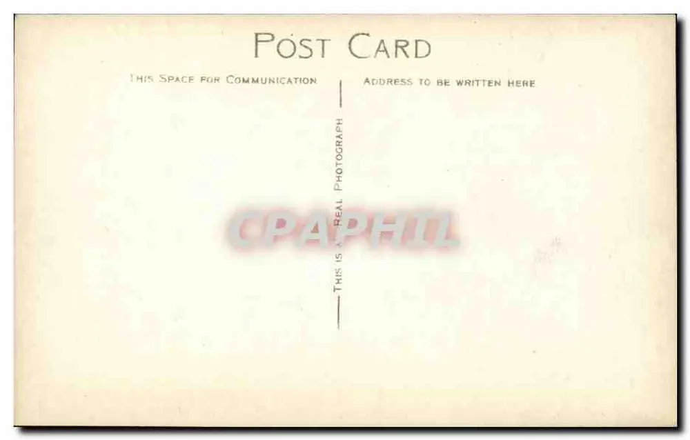 Moy Hall, Inverness-Shire — schottischer Schloss mit Zentralallee — Verlag J.V. Nr. 65865 - Rückseite