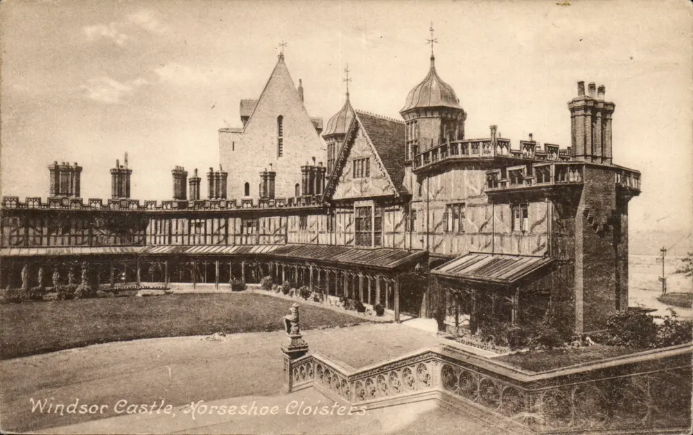Windsor Castle, Horseshoe Cloisters — Frith's Series - Vorderseite