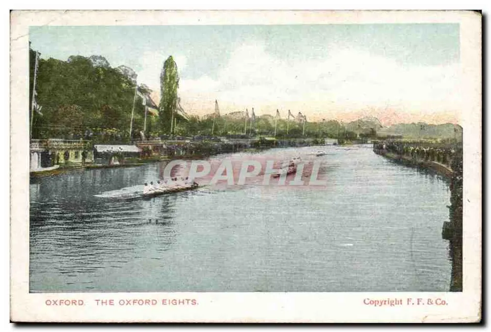 Oxford. Die Oxford Eights. — Copyright F. F. & Co. - Vorderseite