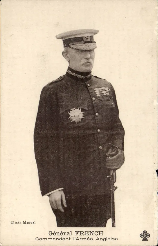 General French — Kommandant der englischen Armee — Cliché Manuel - Vorderseite