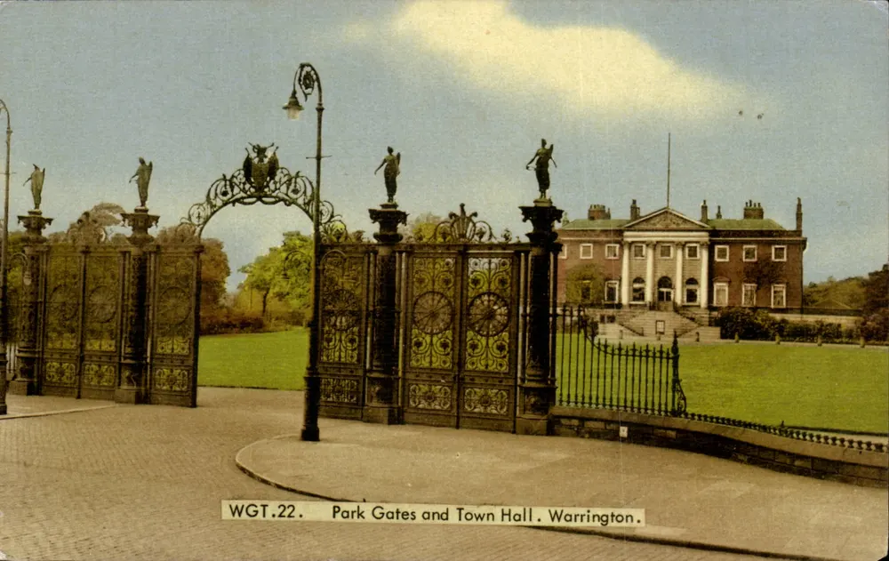 Parktore und Rathaus — Warrington — Frith's Series n° WGT.22 - Vorderseite