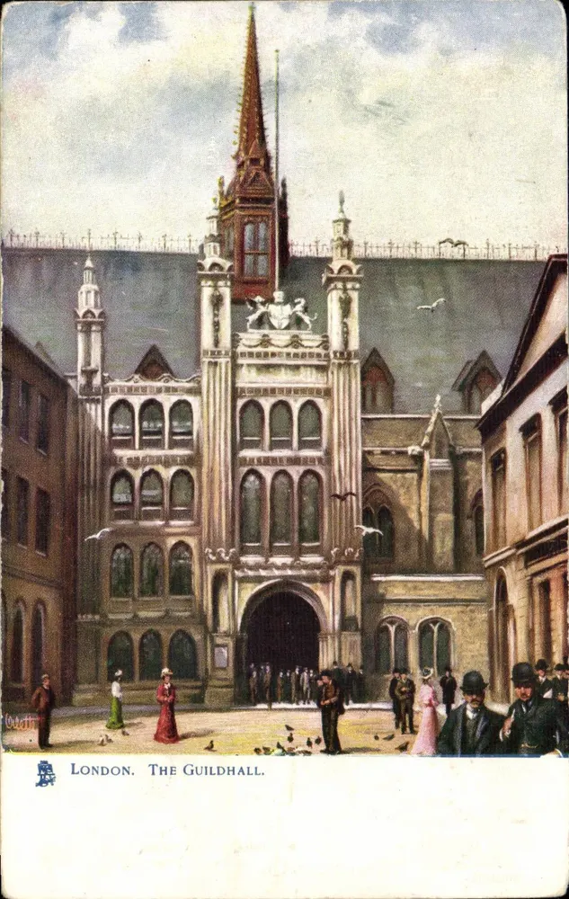 London. The Guildhall — Tuck's Post Card n° 7822 - Vorderseite