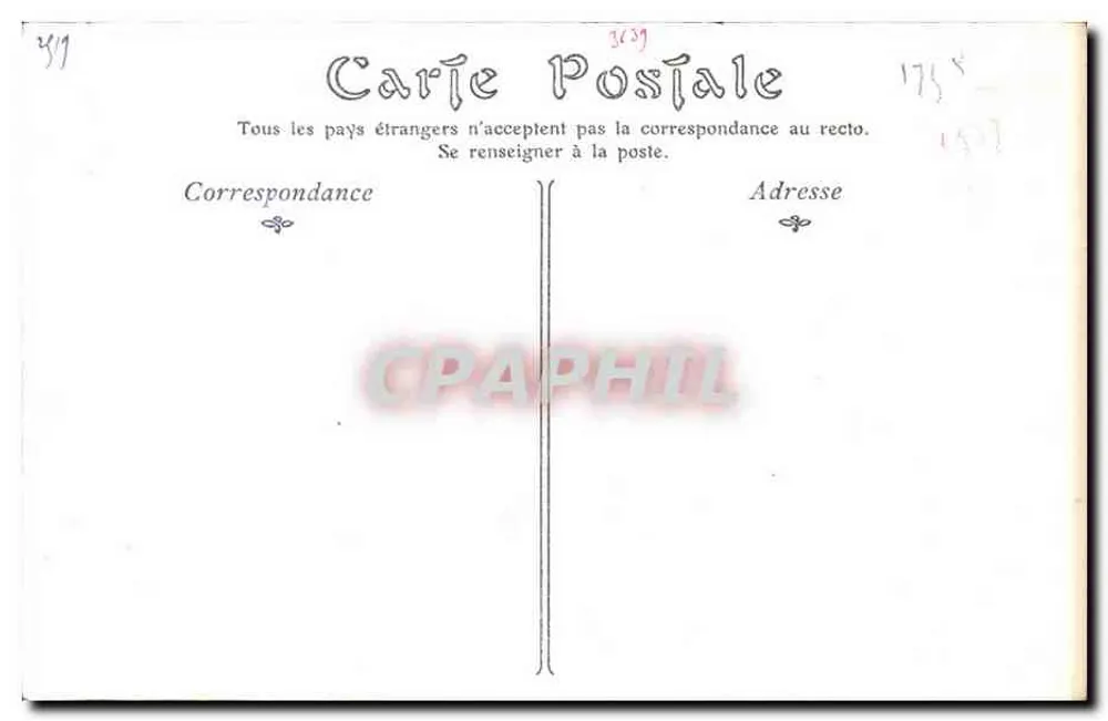 Auxerre — A Relógio — Toulout, editor - Verso