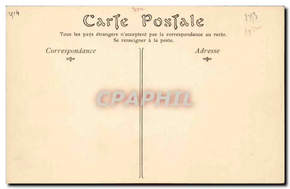Isle-sur-Serein — O Desaguador — Editor não identificado, n° de série 138 - Verso