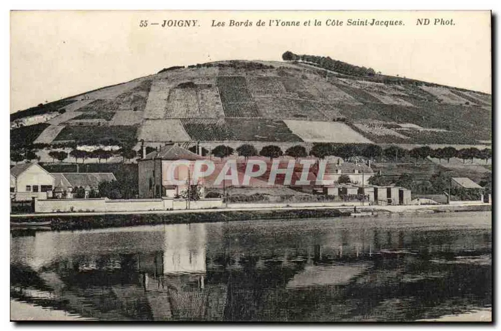 Joigny — Die Ufer der Yonne und die Côte Saint-Jacques — ND Fotografie - Vorderseite