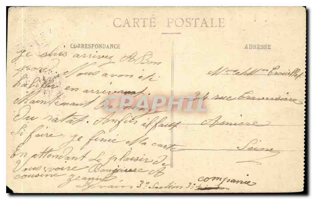 Troyes - A Catedral — Maison des Magasins Réunis, editor, Troyes - Verso