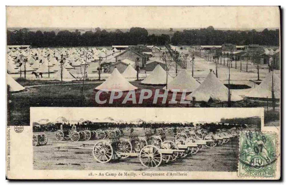 Camp de Mailly — Militärlager — Militärbuchhandlung Gukrém - Vorderseite