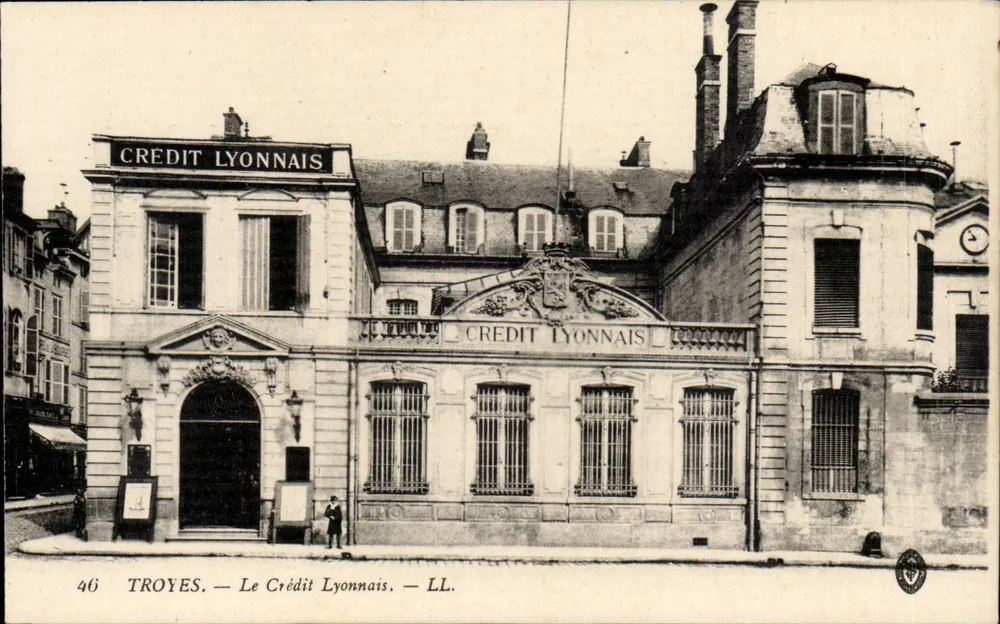 Troyes — Le Crédit Lyonnais — LL. — Verlag Levy Fils & Cie, Paris - Vorderseite