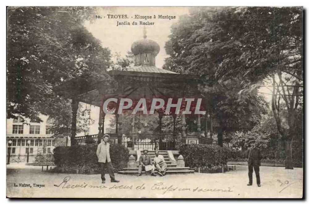 Troyes - Musikkiosk - Garten des Rochers — La Mairet, Troyes - Vorderseite