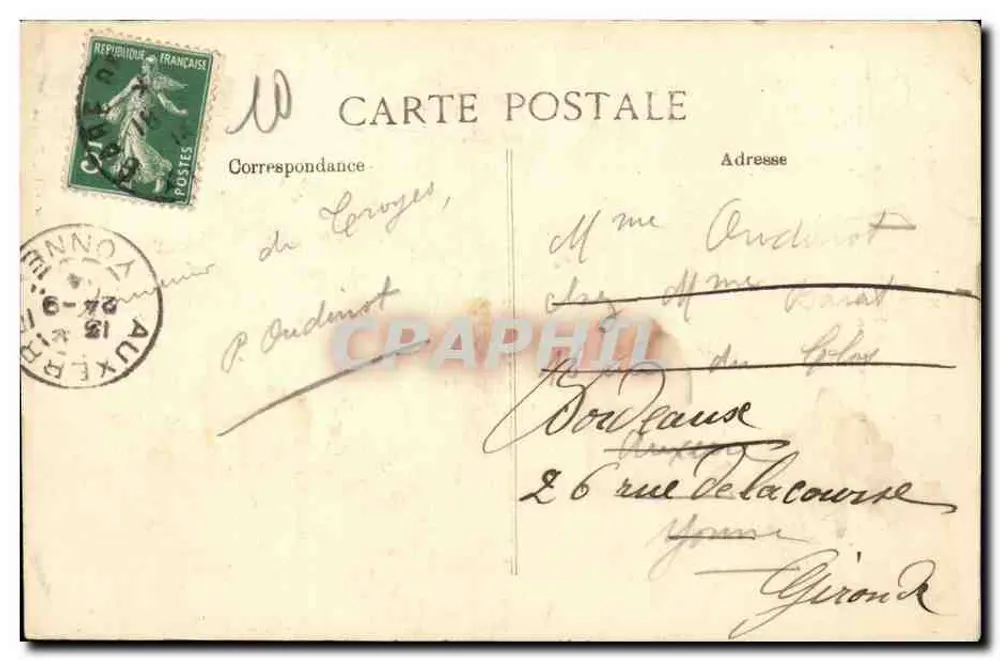 Troyes — Hotel de Vauluisant — Mon. Hist. (16. Jahrhundert) — Verlag Brunetier - Rückseite
