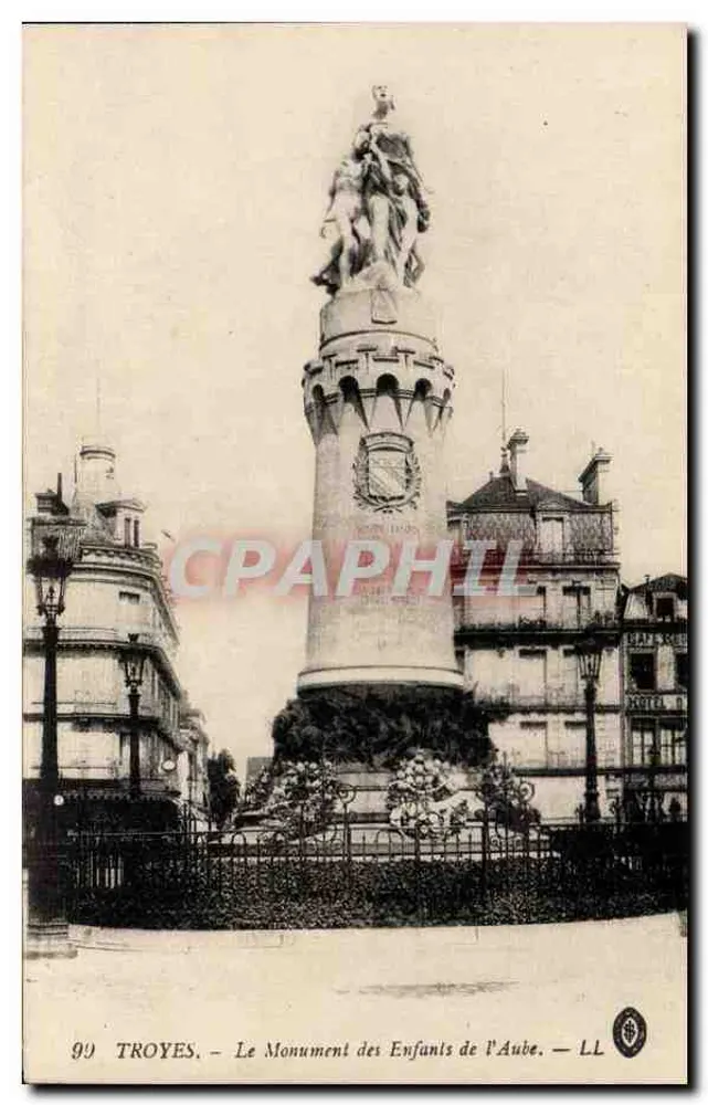 Troyes — Denkmal der Kinder der Aube — LL - Vorderseite