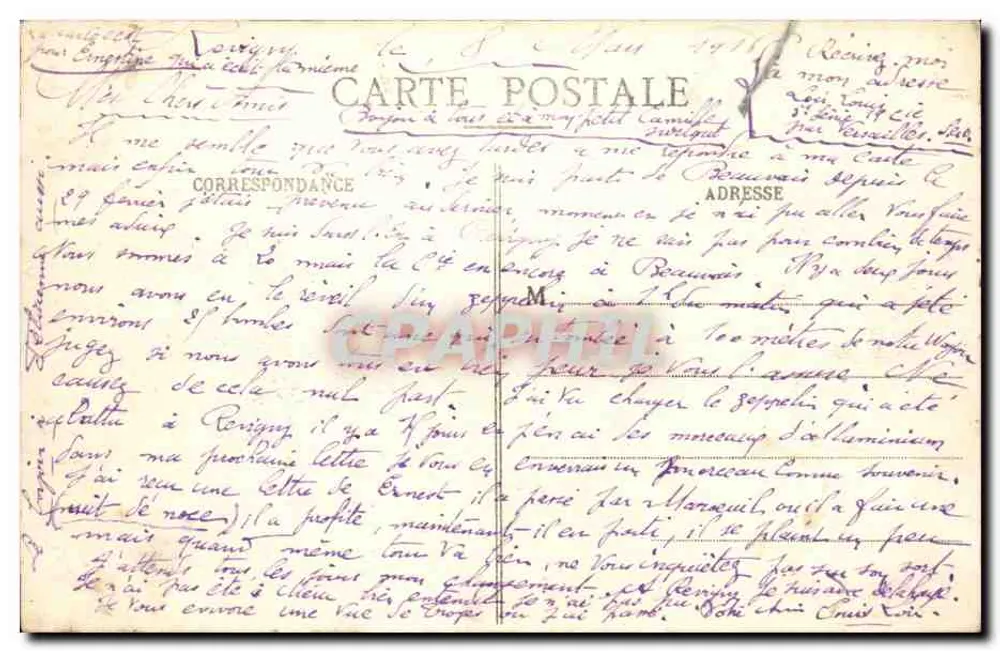 Troyes — Il Teatro Municipale (1850) — Editore non identificato - Verso