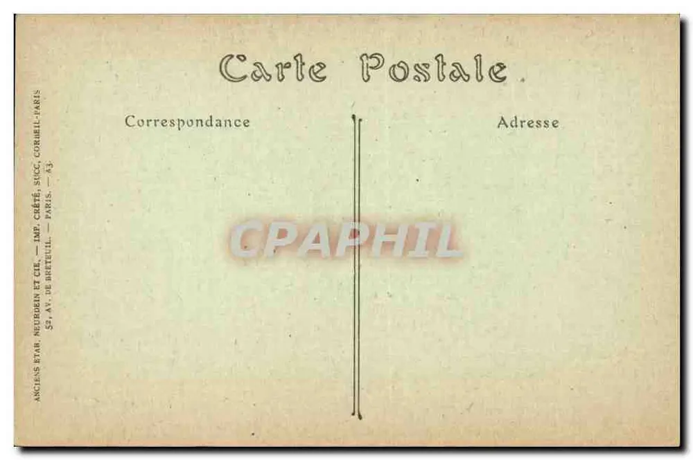 Troyes — O Hotel de Ville — NDHOT - Verso