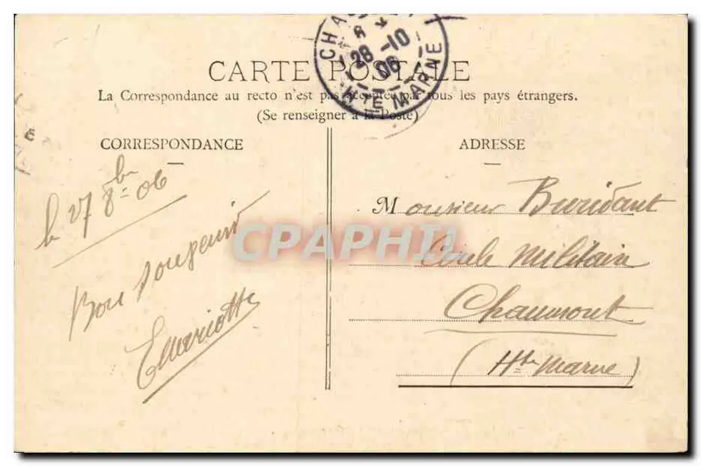 BAR-sur-SEINE — Die Seine und die Gerbereien — unbekannter Verleger, Seriennummer nicht sichtbar - Rückseite