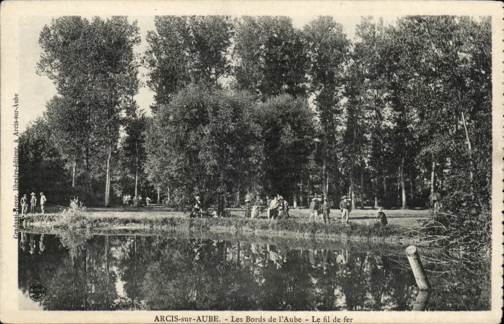 ARCIS-sur-AUBE — Die Ufer der Aube — Der Draht - Vorderseite