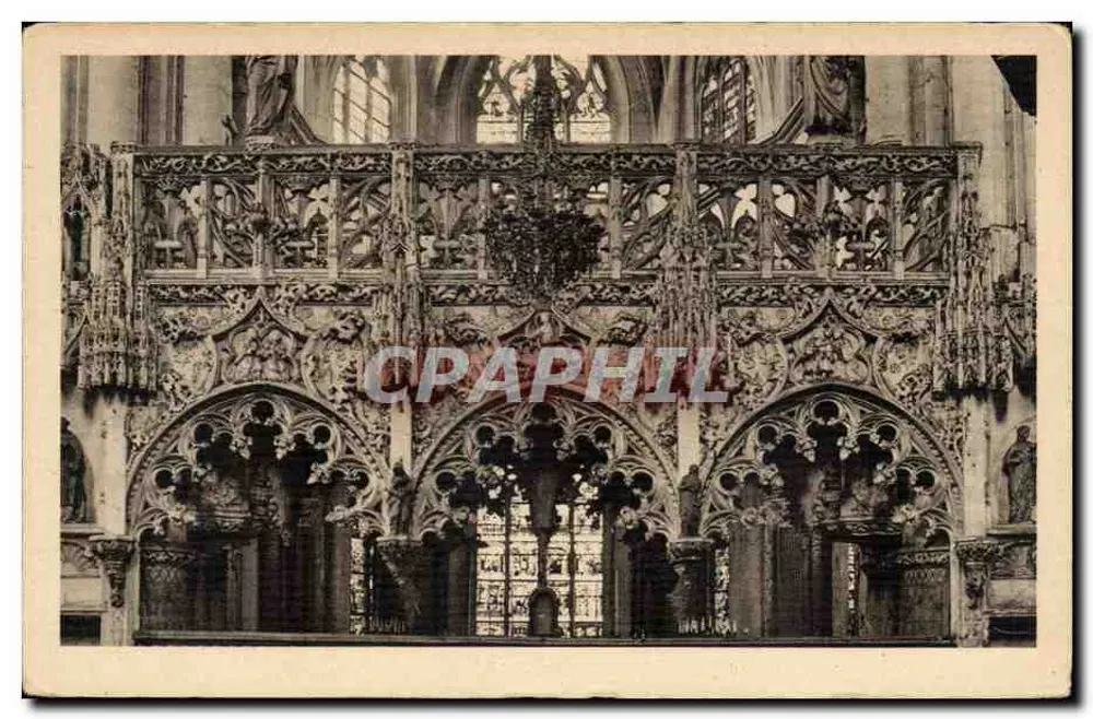 O Jubé da Madeleine — TROYES (Aube) — Ch. Granddider, fotógrafo-editor, Trewes - Frente