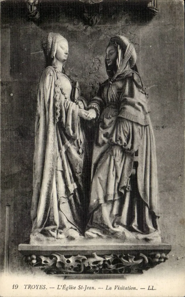 Troyes — Die Kirche St-Jean — Die Visitation — LL. — N°19 - Vorderseite