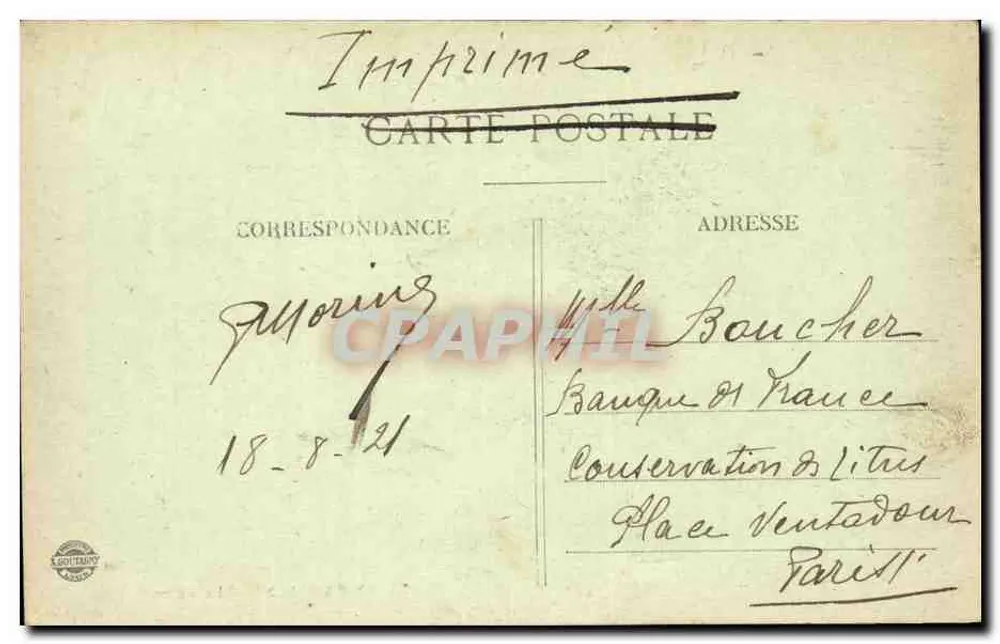 Ricey-Bas (Aube) — O Lilion — Ed. H. Ragoules - Verso