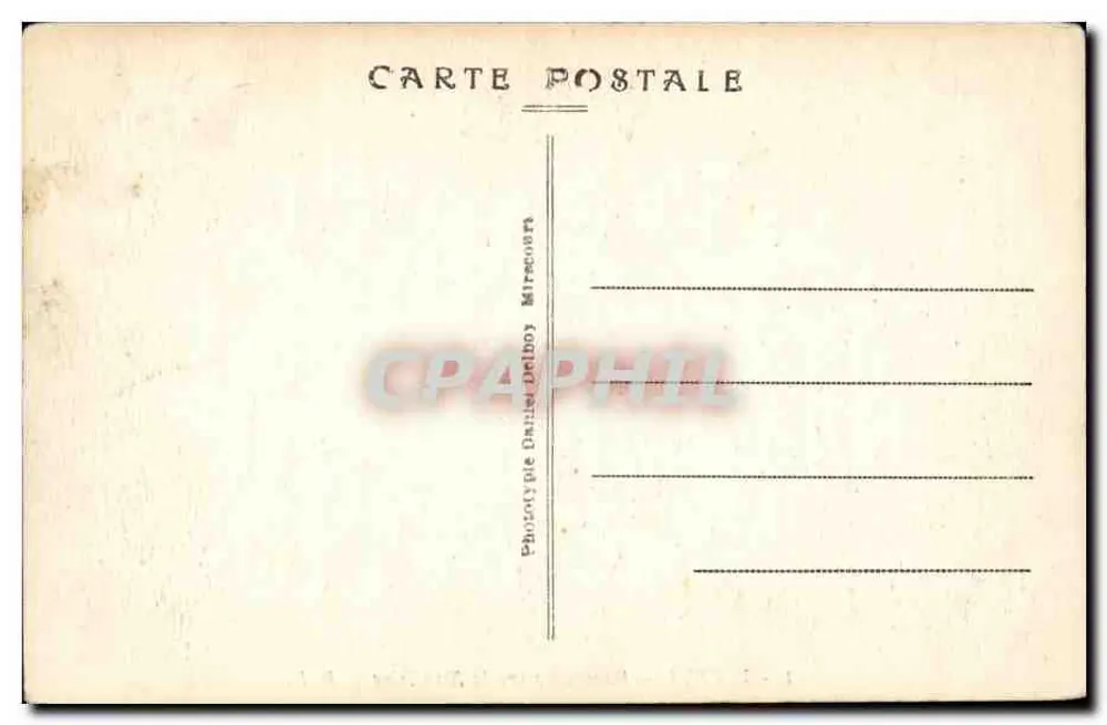 Troyes — Panorama sobre a Madeleine — D. D. - Verso