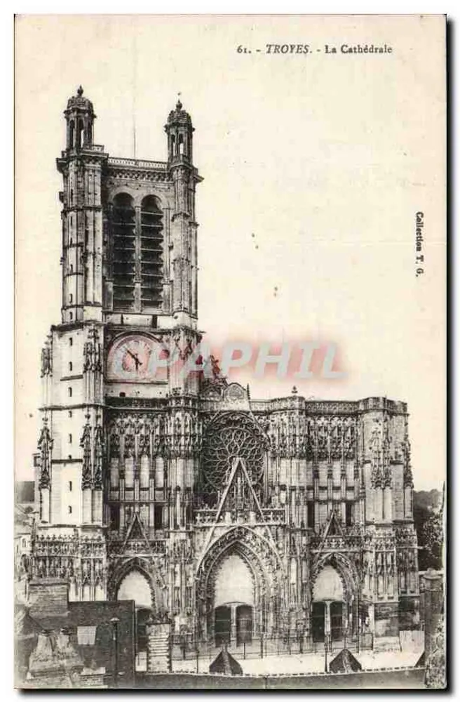 Troyes — Katedra — kolekcja T. G. — nr 61 - Awers
