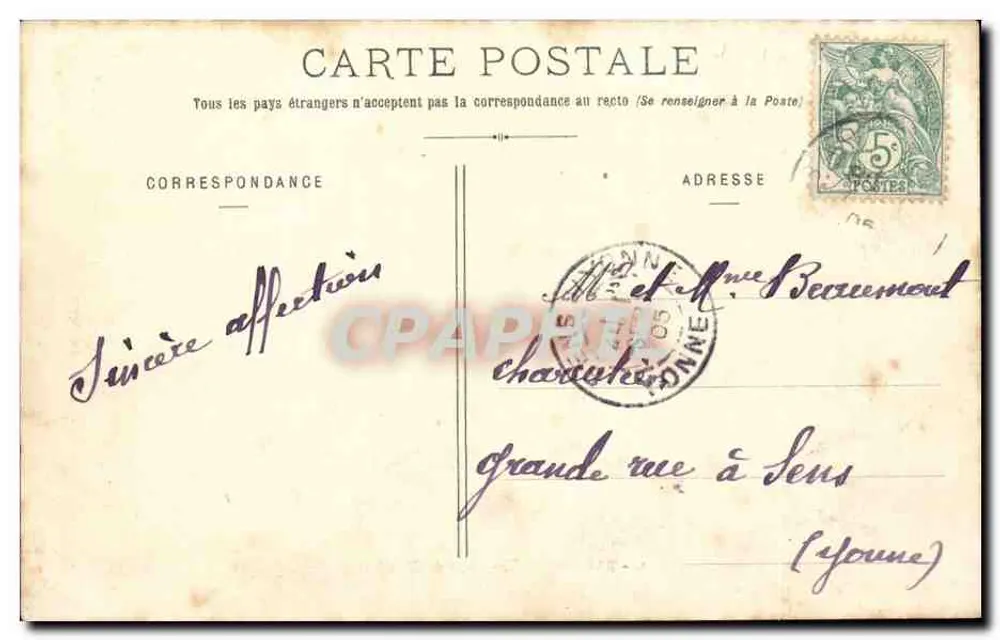 BAR-sur-SEINE - Porta de Châtillon — Bourgogne-Thévenin, editora - Verso