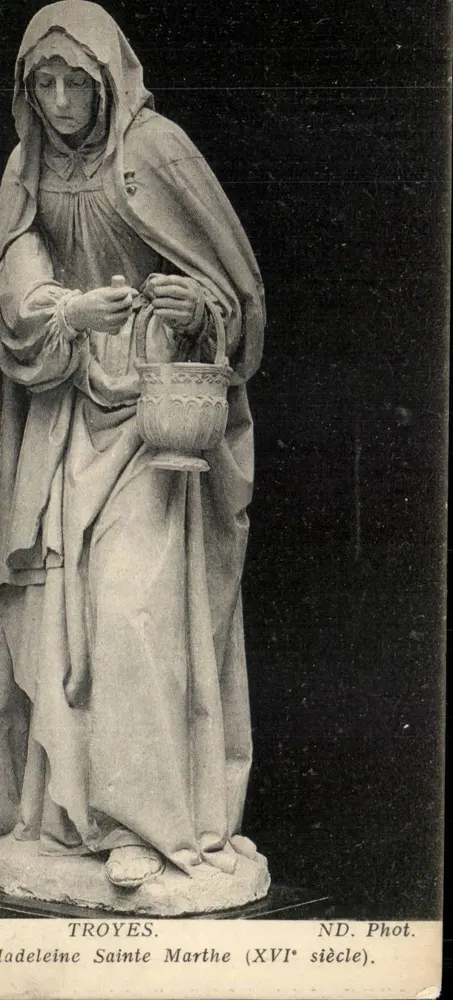 Statue der Heiligen Marthe — TROYES — ND. Phot. - Vorderseite