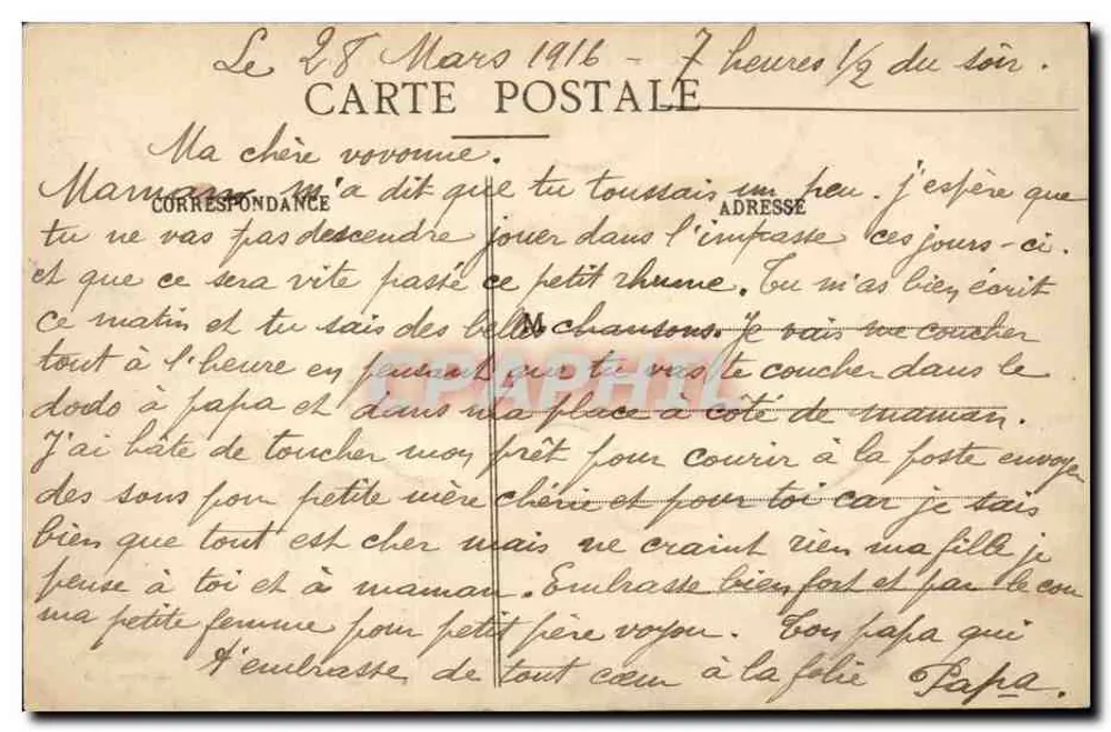 Troyes - Der Denkmal der Kinder der Aube und die Station — Sammlung T.G. - Rückseite