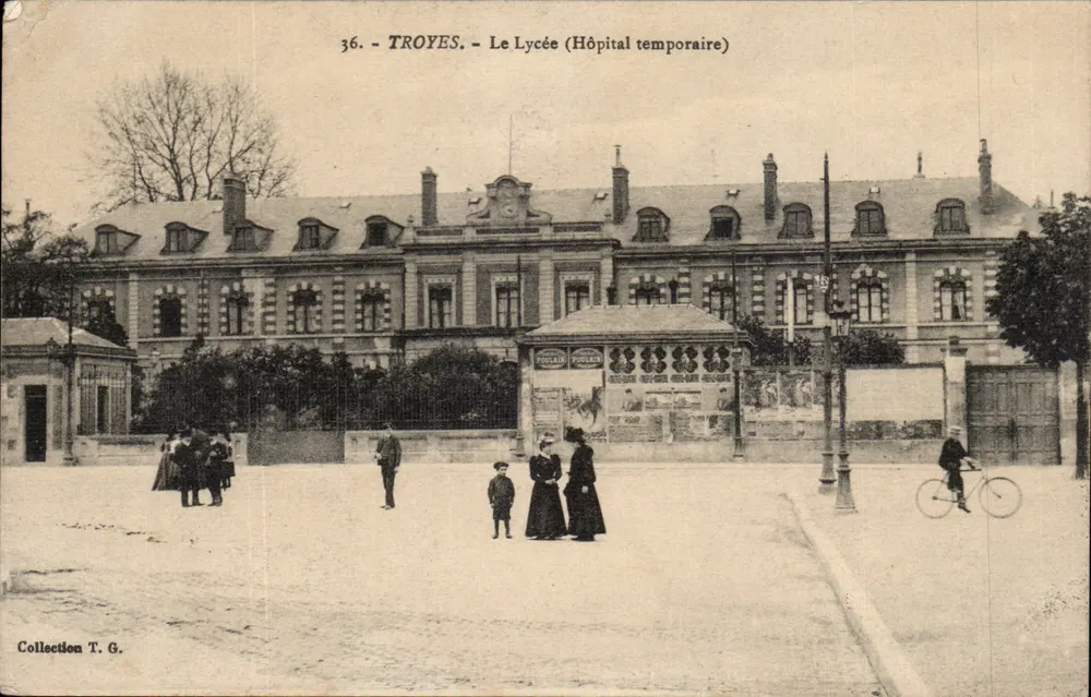 Troyes — Das Lycée (Temporäres Krankenhaus) — Sammlung T. G. — Nr. 36 - Vorderseite
