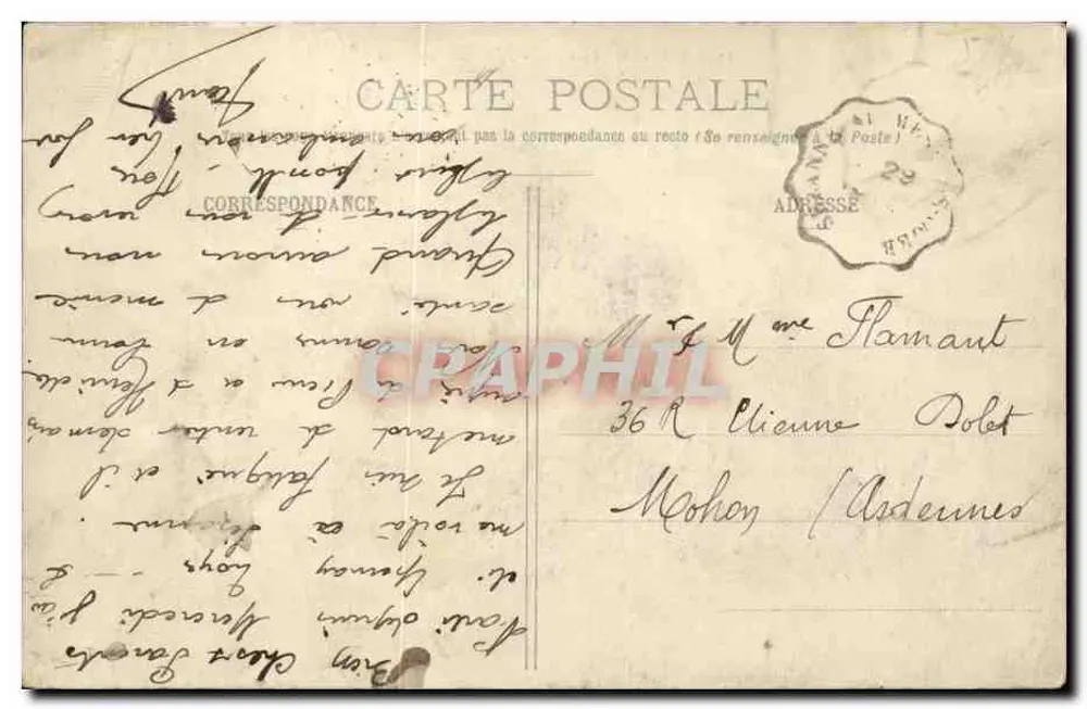 Troyes - Die Station - Halle der Reisenden — Sammlung T. G. — n°63 - Rückseite