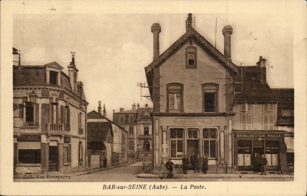 BAR-sur-SEINE (Aube) — La Poste — Fototipia Daniel Delbey, Mirecourt - Frente
