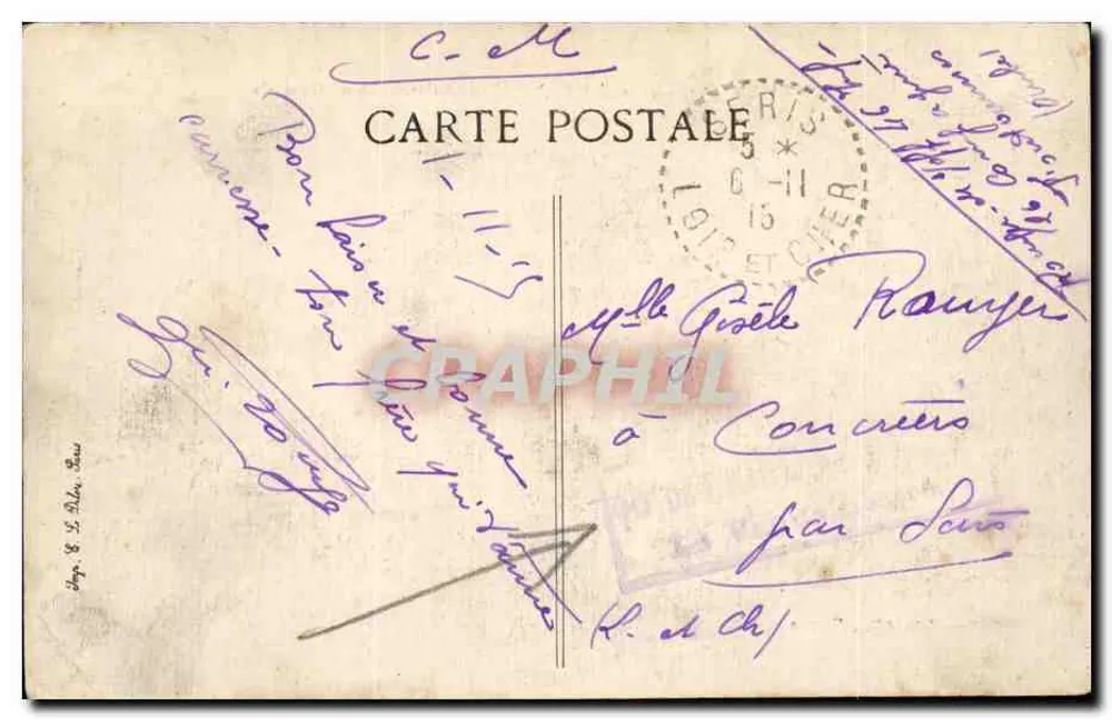 Fontvanne (Aube) — Vista Geral — G. Brunner, editor - Verso