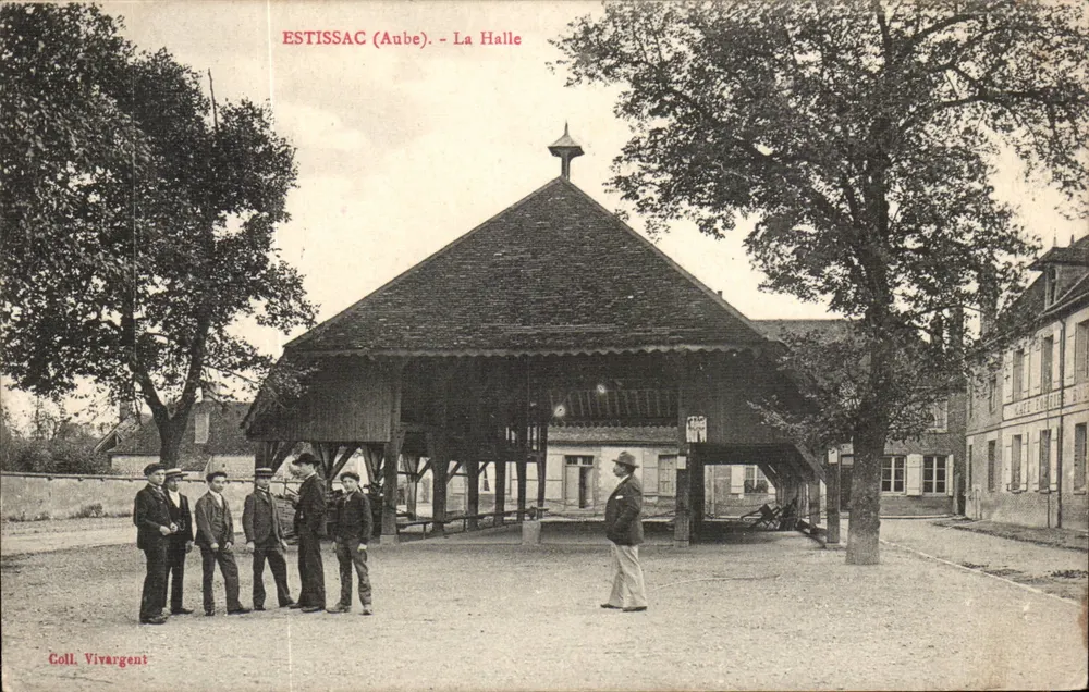 Estissac (Aube) - A Halle — Coll. Vivargent - Frente