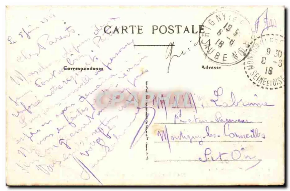 Rigny-le-Ferron — De Mairie - Achterkant