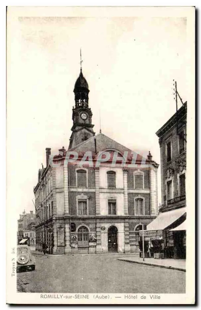 Romilly-sur-Seine (Aube) — Hotel de Ville - Recto