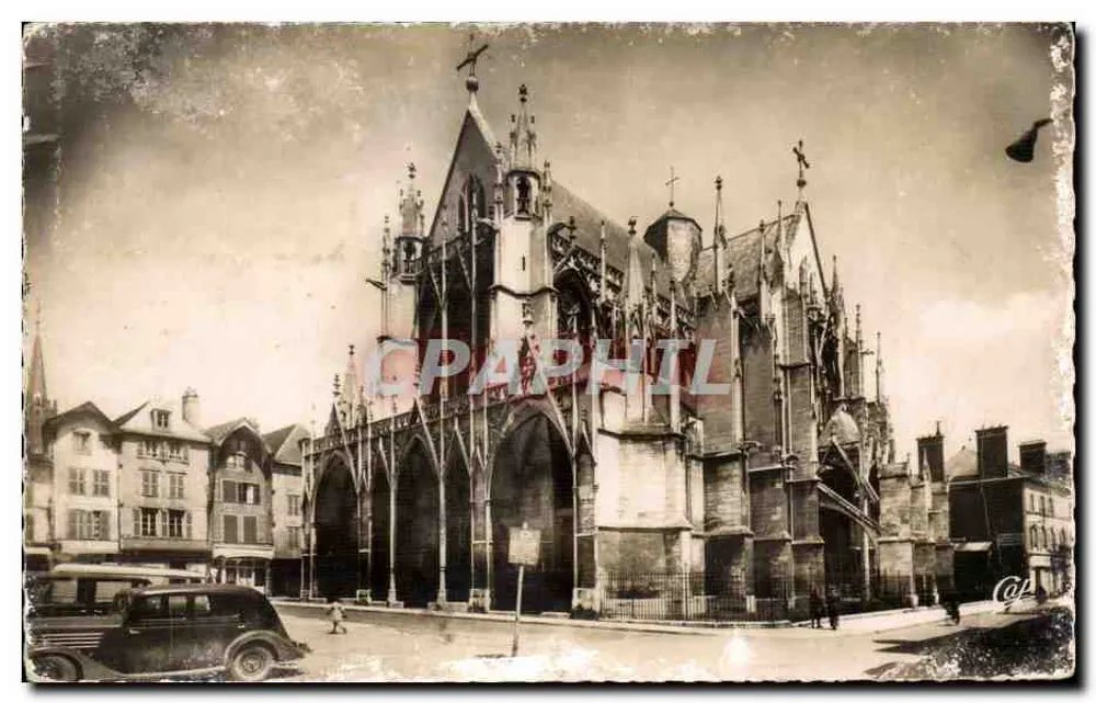 Kerk van Sint Urbain in Troyes — uitzicht van de gevel — Cie des Arts Photographiques - Voorkant