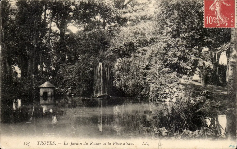 Troyes — Le Jardin du Rocher et la Pièce d'eau — LL, n°125 - Vorderseite