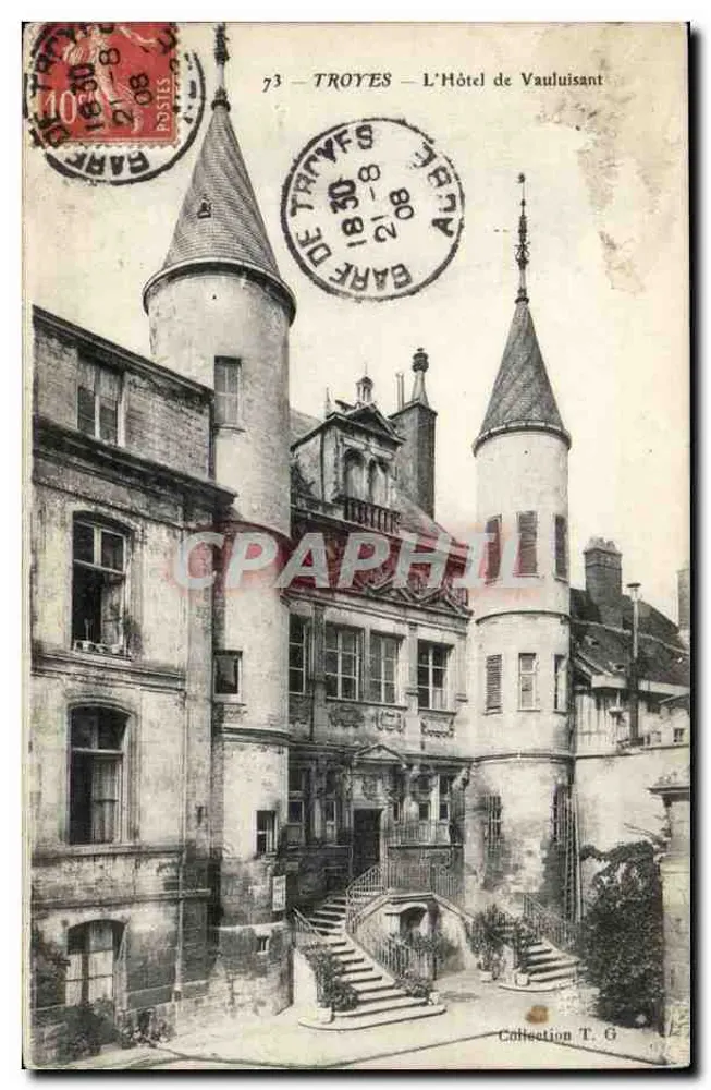 Troyes — O Hotel de Vauluisant — T.G. editor - Frente