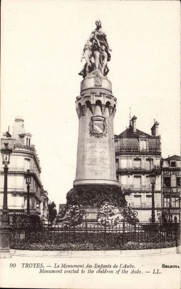 Troyes — Denkmal der Kinder der Aube — Selecta - Vorderseite