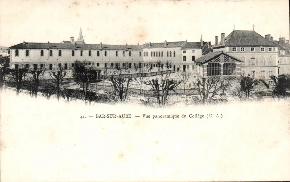 Bar-sur-Aube — Panoramablick auf das Kollegium — G. L. - Vorderseite