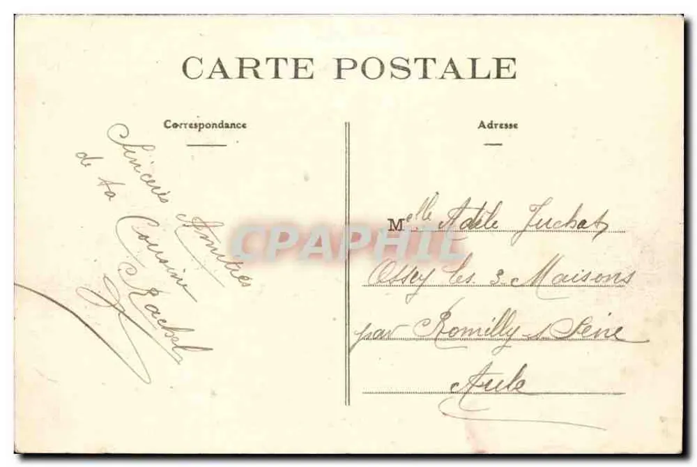 Bar-sur-Aube - Promenade du Jard (G. L.) - Verso