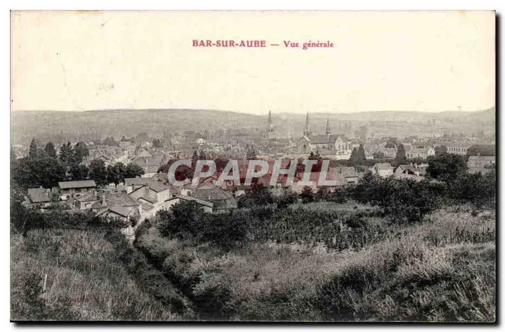 Bar-sur-Aube — Vista geral — Editor: Compagnie des Cartes Postales - Frente