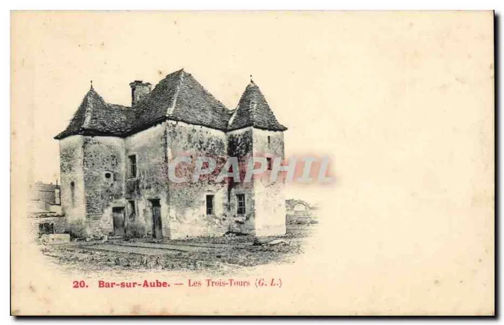 Bar-sur-Aube — As Três Torres (G. L.) - Frente