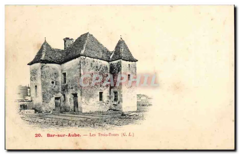 Bar-sur-Aube — As Três Torres (G. L.) - Frente