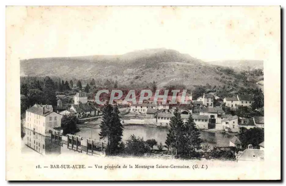 Bar-sur-Aube — Allgemeiner Blick auf den Berg Sainte-Germaine — (G. L.) - Vorderseite