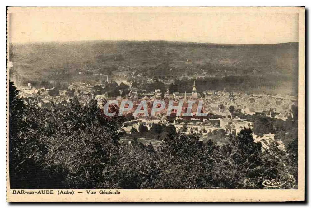 BAR-sur-AUBE (Aube) — Vista Geral — editor C. Ory - Frente