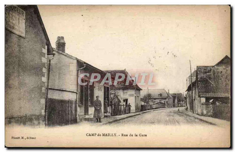 Camp de Mailly - Rue de la Gare — Finart, déclour - Frente