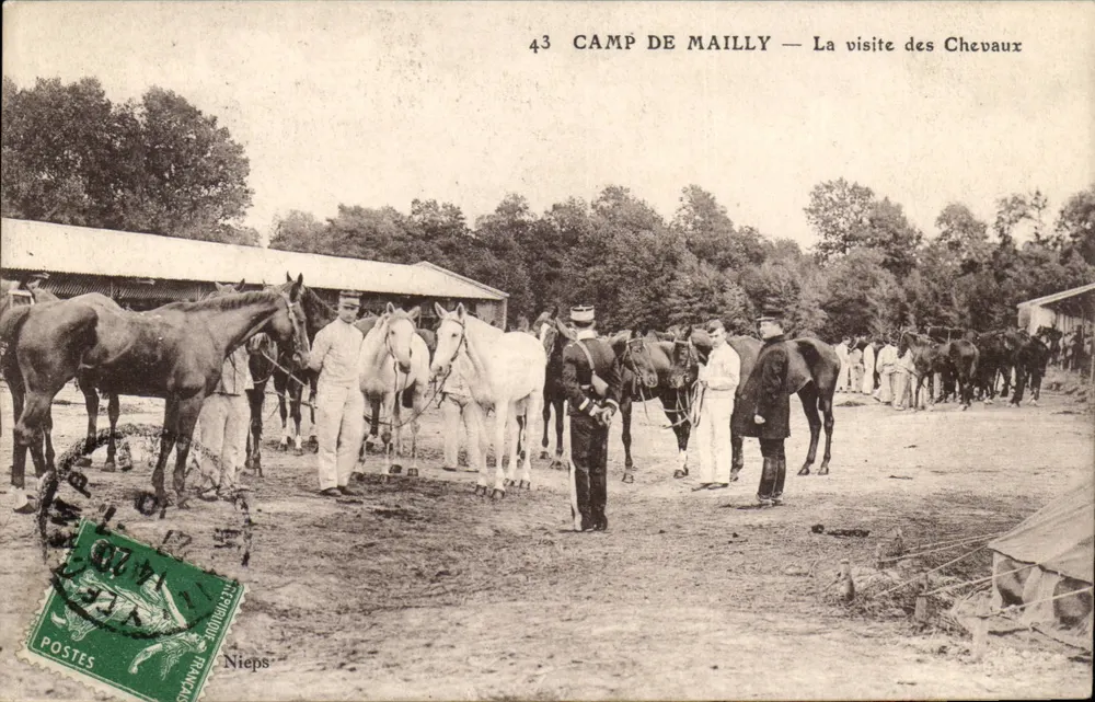 Camp de Mailly — Wizyta koni — Nieps - Awers