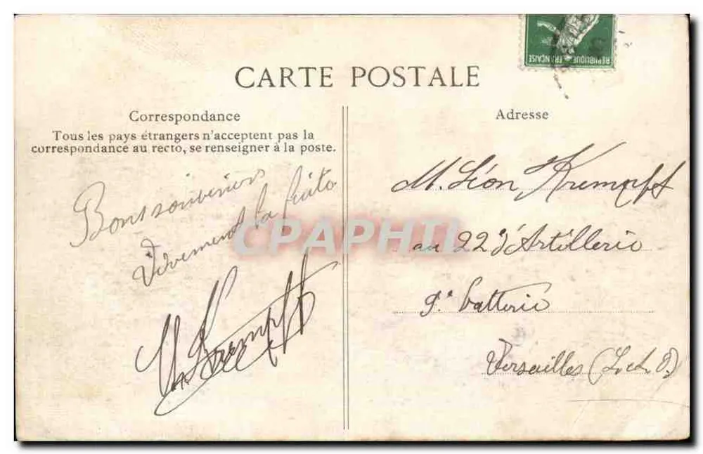 Maîlly-le-Camp — Mess des Officiers — A. Verry, uitgever, Maîlly-le-Camp - Achterkant